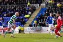 Aaron Mooy provided Celtic's third goal against St Johnstone with a delicate chip