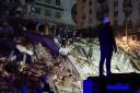 Turkey Earthquake rubble