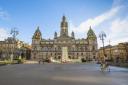 George Square in Glasgow had plenty of space for the people who turn up to conga ...