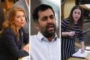 Ash Regan, Humza Yousaf and Kate Forbes (L-R) have all made distinct pitches on independence strategy