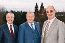 Sir Martin Donnelly (left), Ian Blackford MP (middle) and Professor Dominic Houlder
