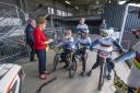 As Scotland prepares to welcome the biggest celebration of cycling in history, First Minister Nicola Sturgeon, alongside Cabinet Secretary Angus Robertson and former BMX Racing UCI World Champion Shanaze Reade, visited the Glasgow BMX Centre in