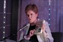 Nicola Sturgeon at the Paisley Book Festival two days after she announced she was resigning as First Minister