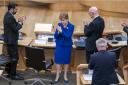 Nicola Sturgeon delivered her final speech as First Minister to Holyrood