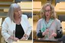 Labour MSP Rhoda Grant (left) called on Lorna Slater to scrap plans for Highly Protected Marine Areas despite her party's own commitment to similar legislation