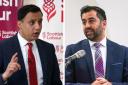 Scottish Labour leader Anas Sarwar (left) and First Minister Humza Yousaf