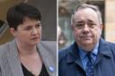 Scottish Tory peer Ruth Davidson and former first minister Alex Salmond