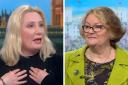 SNP MP Philippa Whitford clashed with Labour MP Emma Lewell-Buck (left)