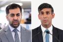 First Minister Humza Yousaf has written to Prime Minister Rishi Sunak (right) about pumped-storage hydro