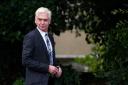 Phillip Schofield arriving at St Michael's church, Heckfield in Hampshire, for the wedding of Anthony McPartlin to Anne-Marie Corbett. Ant is one half of the entertainment duo Ant and Dec. Picture date: Saturday August 7, 2021..