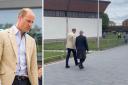 Prince William visited Tillydrone Community Campus in Aberdeen on Tuesday