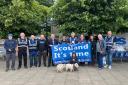 The group demonstrated the positive campaign benefits of a 'Scotland United' approach