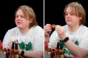 Lewis Capaldi on the YouTube show Hot Ones