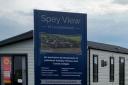 A sign in the 'Spey View' development in Lossiemouth