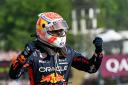 Max Verstappen celebrates his win in Hungary (Denes Erdos/AP)