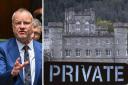 SNP MP Pete Wishart organised a town hall where the public could air their views on plans for Taymouth Castle