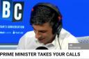Rishi Sunak took calls from members of the public this morning on LBC