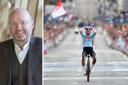 Patrick Harvie joined a protest against trans women's exclusion from the road race which was won by Belgium’s Lotte Kopecky