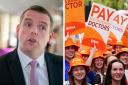 Douglas Ross accused junior doctors in England of politicising the dispute over pay
