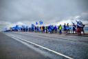 AUOB said that around 500 people marched to Skye in support for Scottish independence