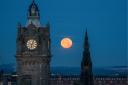 The super blue moon lit up the skies across Scotland