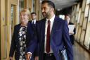 Humza Yousaf at Holyrood for his Programme for Government