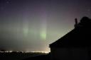 The Northern Lights were visible in parts of Scotland last night