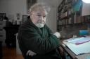 Alasdair Gray pictured at home in 2014 Image: Kirsty Anderson