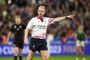 Referee Wayne Barnes during the Rugby World Cup final (Mike Egerton/PA)