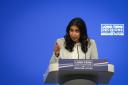 Home Secretary Suella Braverman speaks on the third day of the Conservative Conference