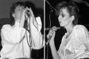 U2's Bono, left, and Clare Grogan, of Altered Images, who both played the Glasgow venue in 1981