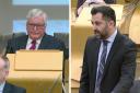 Fergus Ewing and Humza Yousaf did not see eye to eye on heat pumps at FMQs