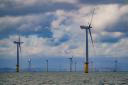 File photograph of an offshore wind farm