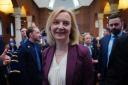 Liz Truss pictured at the Popular Conservatism conference in central London