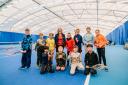 Maree Todd joined children from primary schools in Edinburgh to mark the opening of the Indoor Tennis Centre