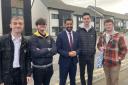 YSI members campaigning with Humza Yousaf in Aberdeen