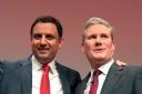Scottish Labour's Anas Sarwar (left) with UK party leader Keir Starmer