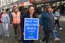 Kate Forbes led marchers through Fort William in support of a new Belford Hospital
