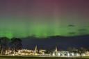 The aurora borealis over Forres earlier this month