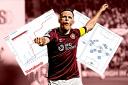 Lawrence Shankland was at his creative best for Hearts against Livingston
