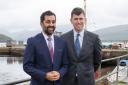 John-Paul Marks pictured with Humza Yousaf in Inveraray