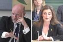 Natasha Hausdorff (right) told MPs that Iran was emboldened by calls for the UK to stop arming Israel