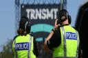 Stock image of police at TRNSMT