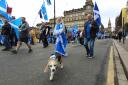 Yes supporters took to the streets of Glasgow to march for Scottish independence