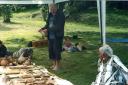 A selection of Maori instruments and crafts