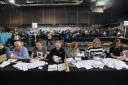 Election count at the Emirates in Glasgow. Picture by Colin Mearns.