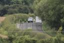 The scene on the A61 in Wakefield, following a collision between a car and a motorcycle on Sunday afternoon in which four adults and two children died