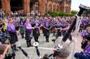 Pipers brought the noise to Glasgow