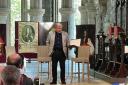 Alan Riach read poems including Rannoch, by Glencoe by TS Eliot during the commemoration at St Conan’s Kirk