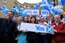 Scottish celebrities and activists for the Yes campaign